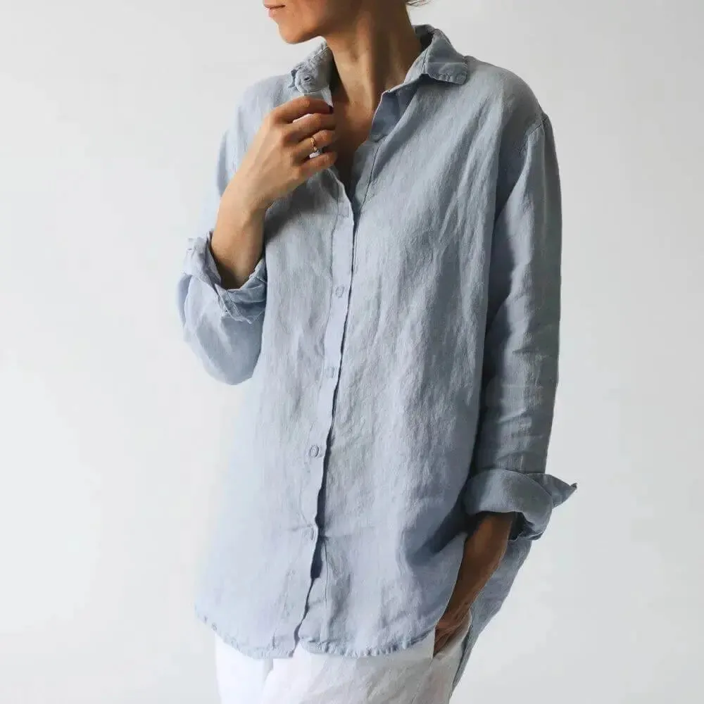 Classic linen shirt by Seaside Tones in 3 colours