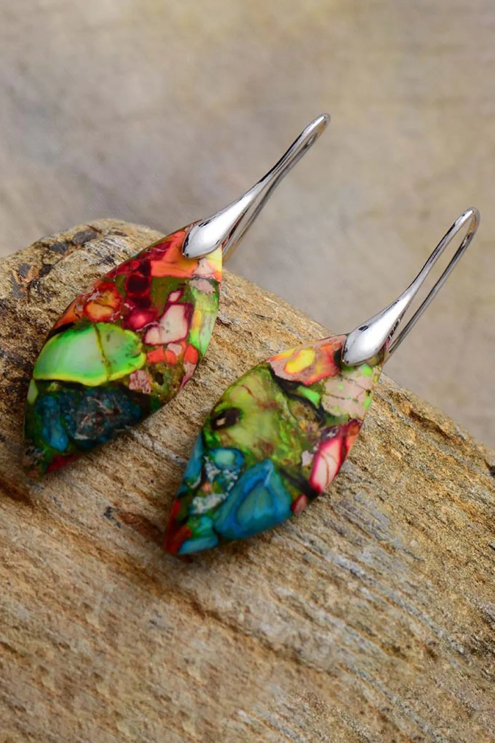 Color Pop Stone Earrings