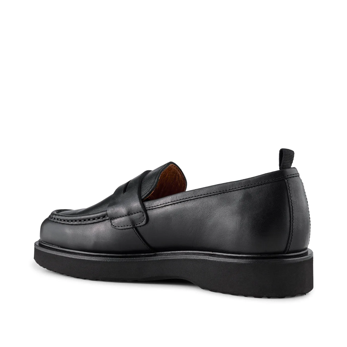 Cosmos loafer læder - BLACK