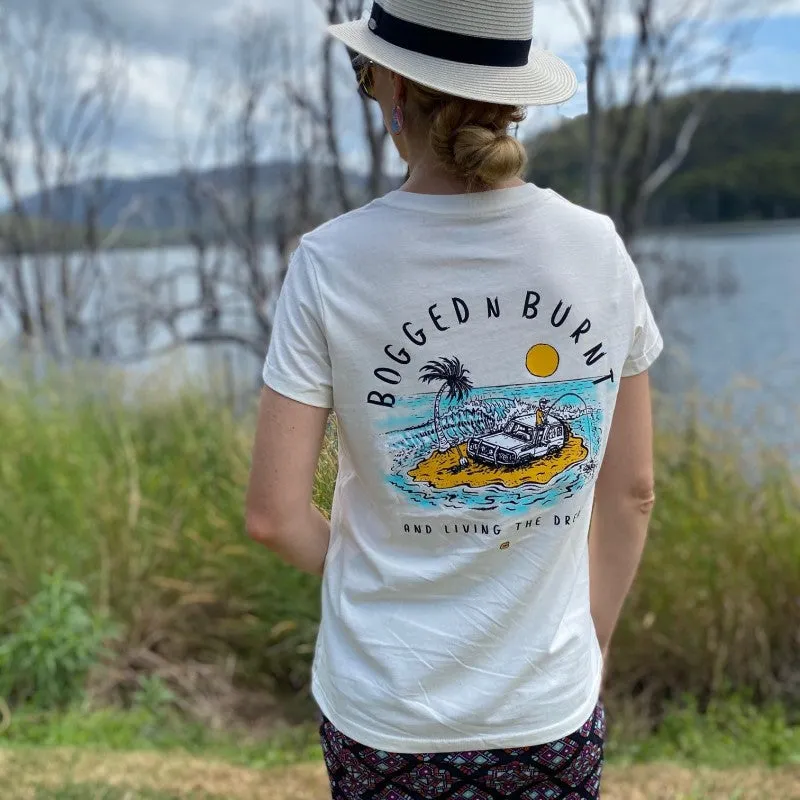 Crew Tee Bogged and Burnt Ladies Natural - SF1511NTXL