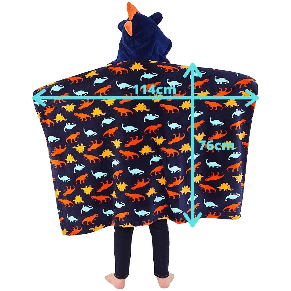 Dinosaur Hooded Cuddle Blanket