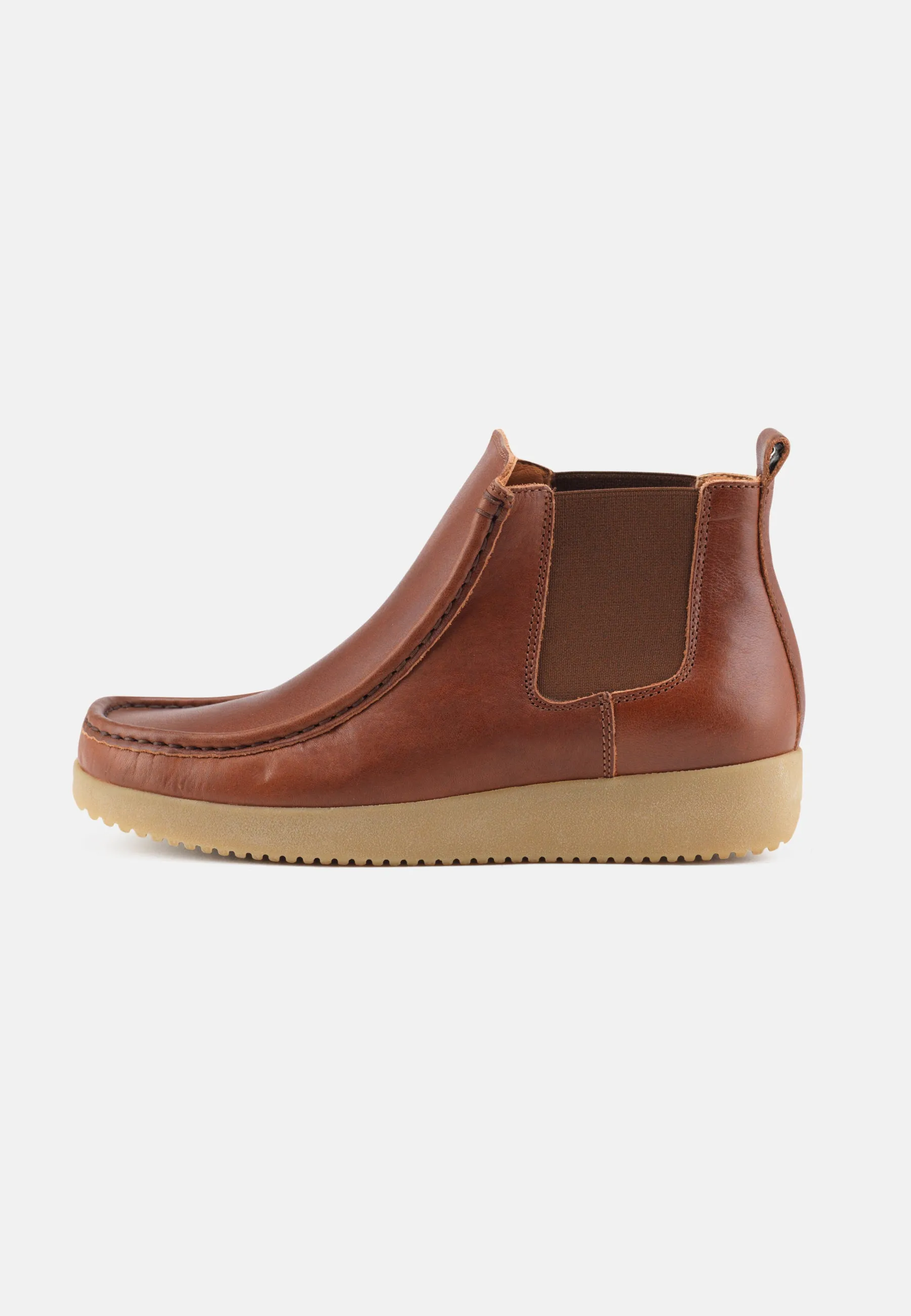 Ester Støvle Pull Up Leather - Cognac