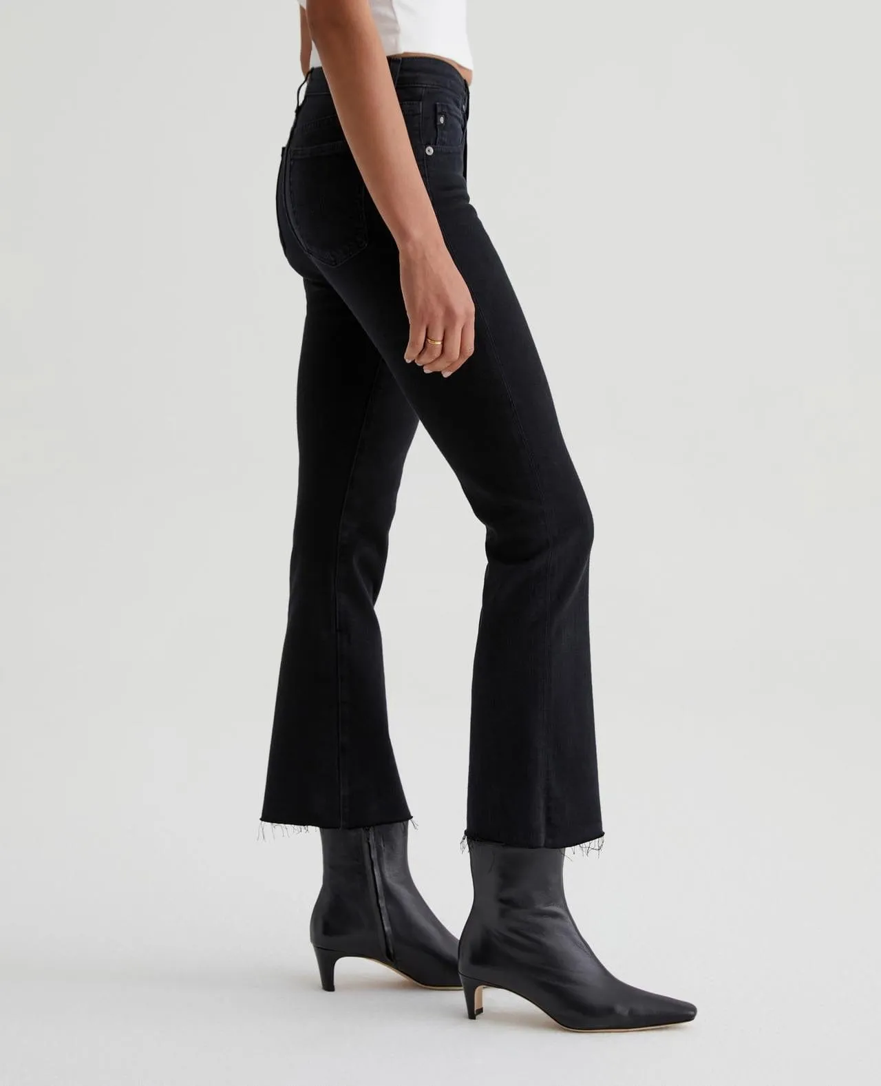 Farrah Boot Crop - Sulfur Black