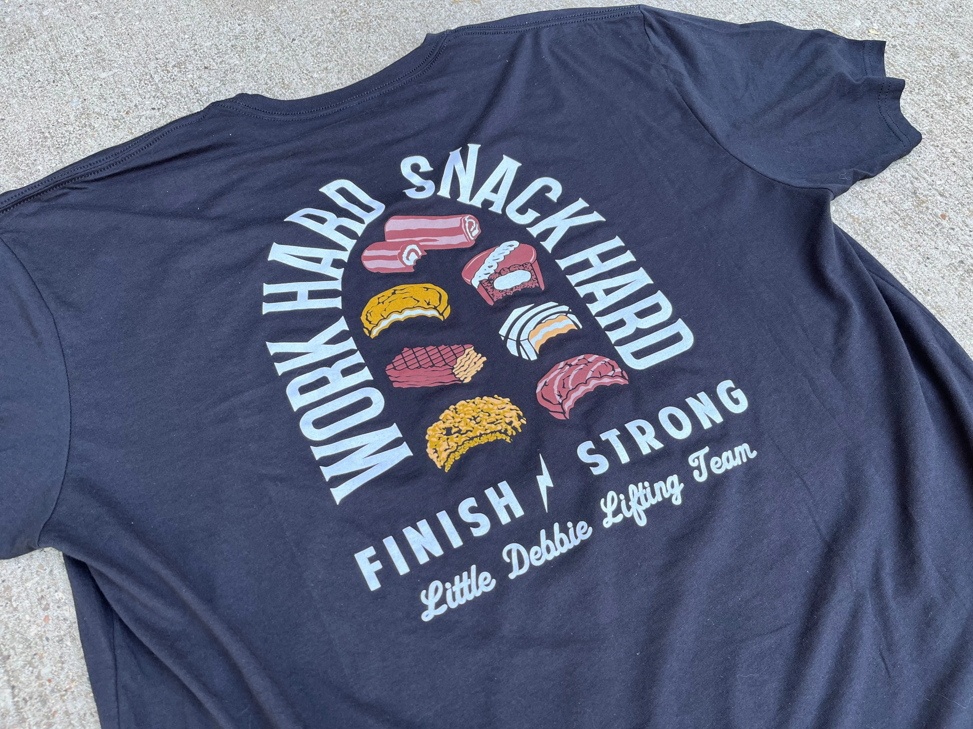 Finish Strong Tee - Little Debbie Lifting Team