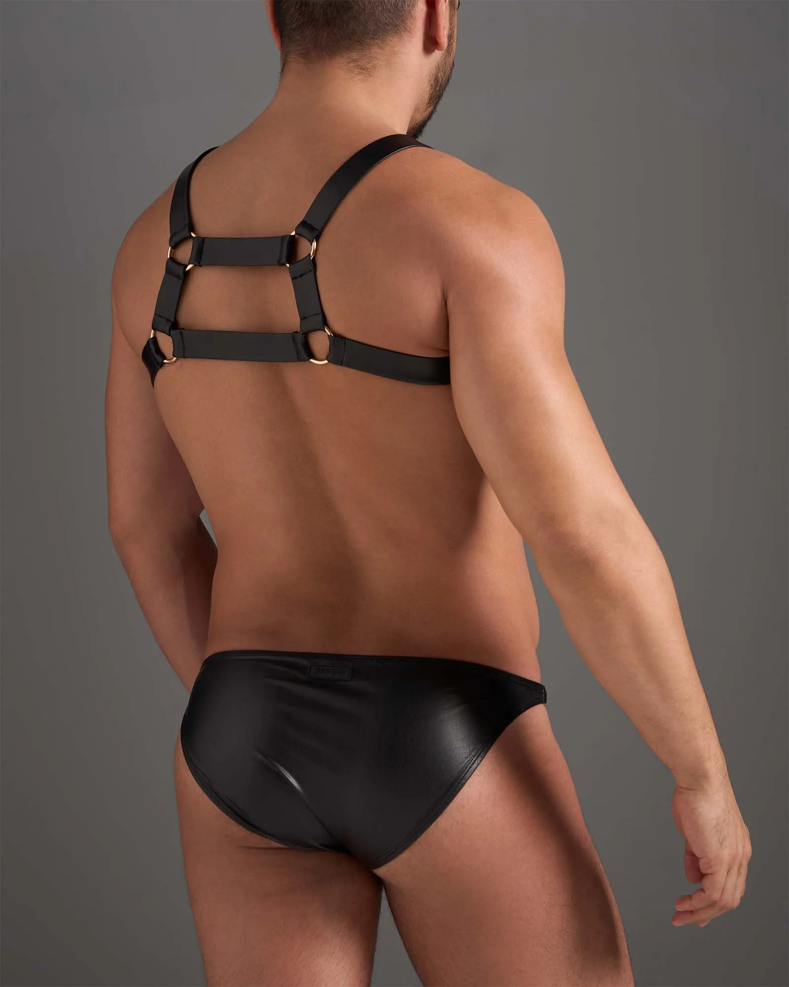 Flex Harness - Faux Leather Black