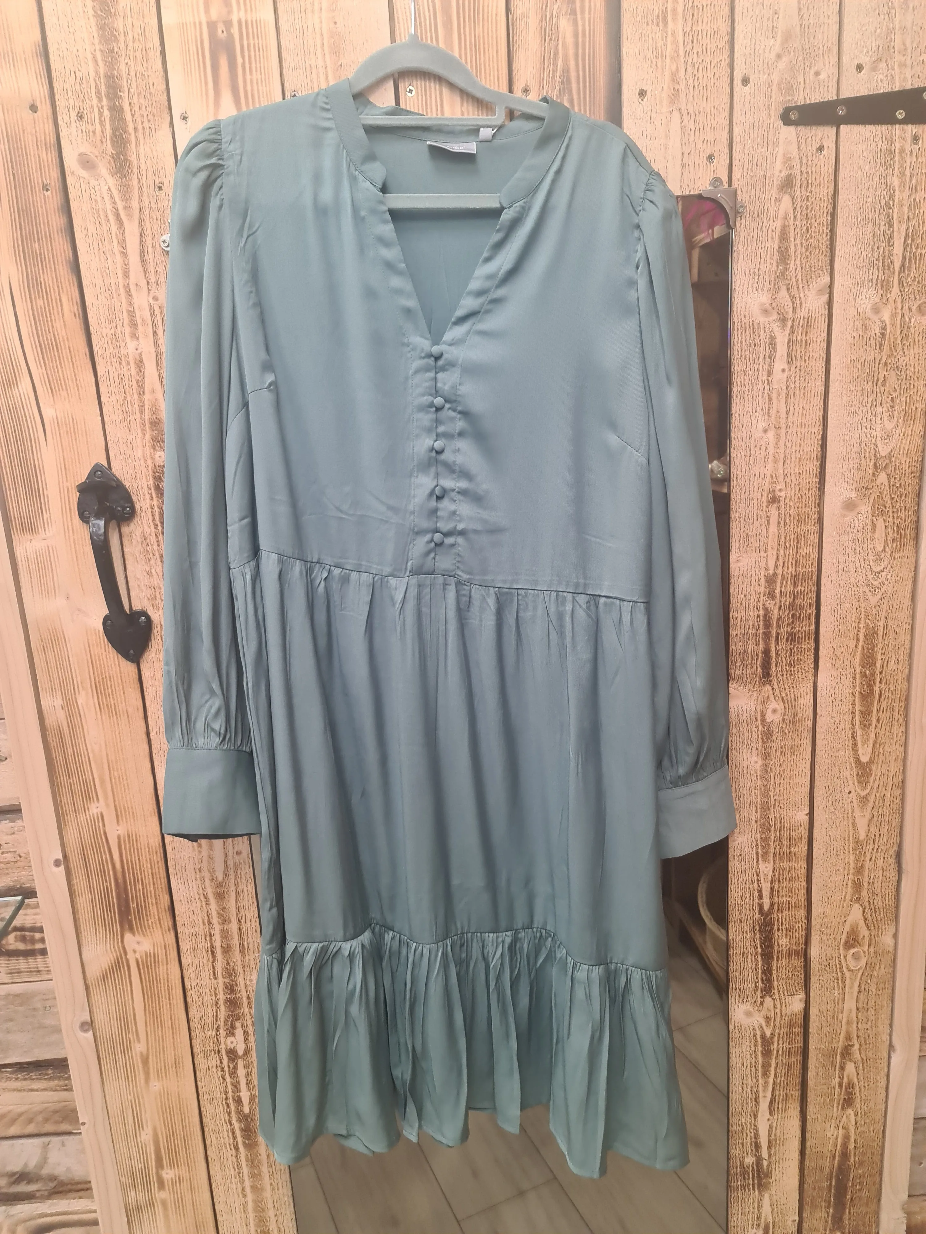 Fransa Forest Green Dress 20610873 Sweet