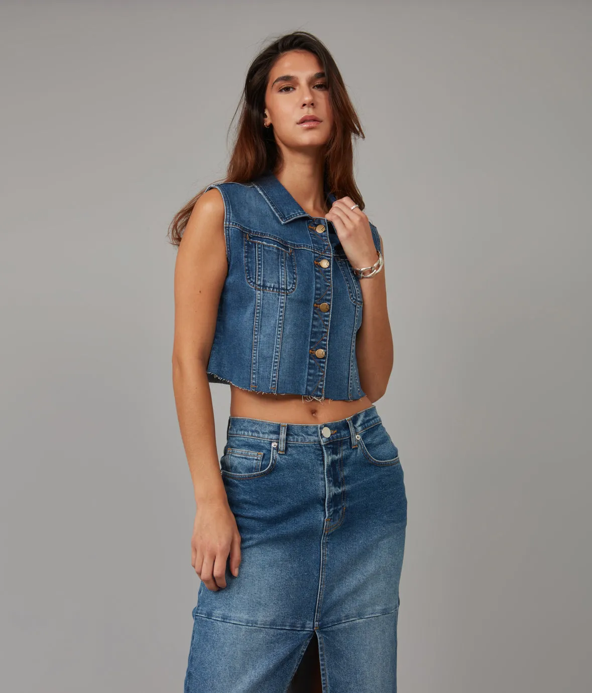 GABBIE-DIS Crop Vest