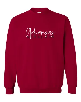 Game On Crewneck Fleece in University of Arkansas