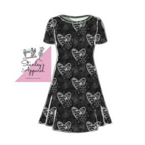 get creepy a line dress,