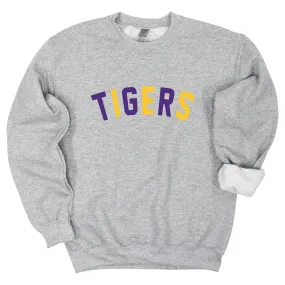 Glory Days Crewneck Fleece in Heather Gray - Louisiana State University