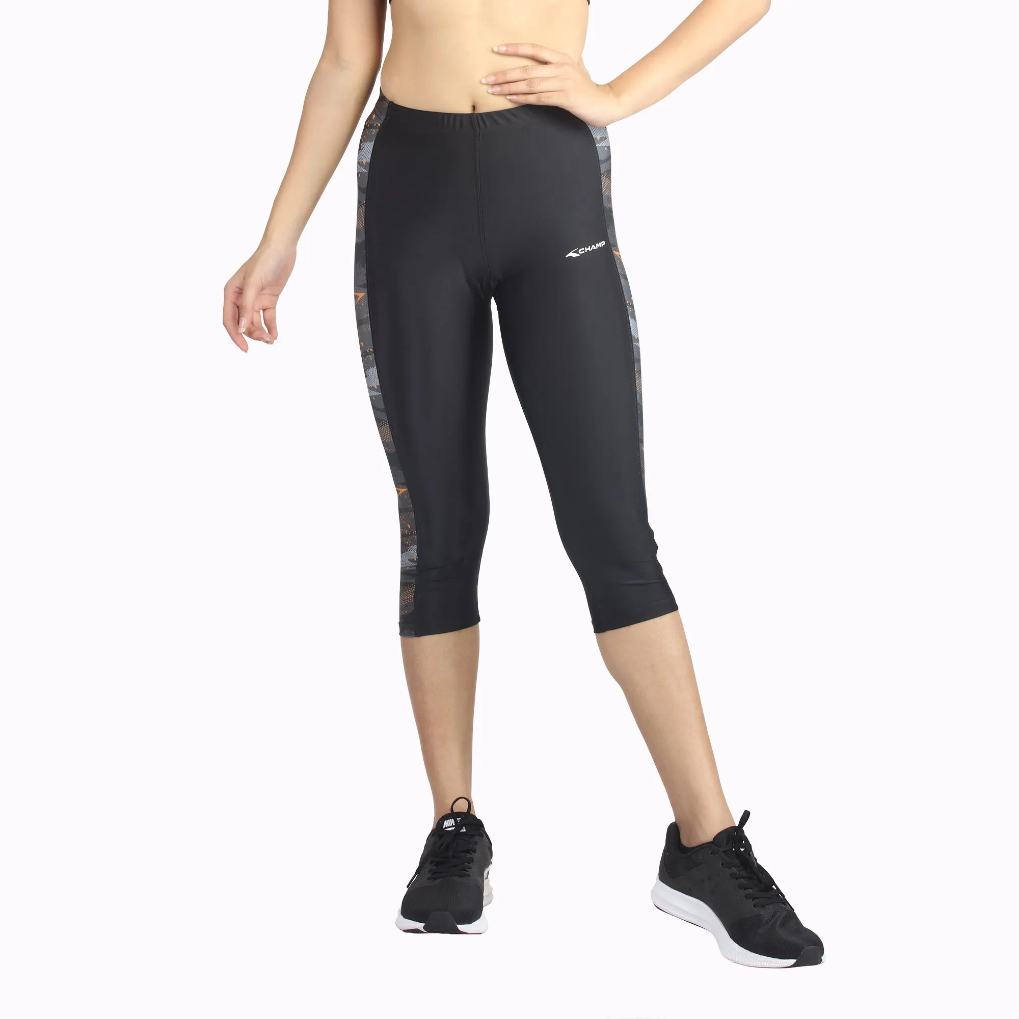 Go-For-It Women LEGGING (Ideal for Running, Gym and Yoga) Anti Chafing