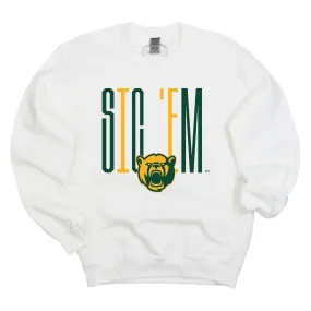 Goal Post Crewneck Fleece in Baylor University