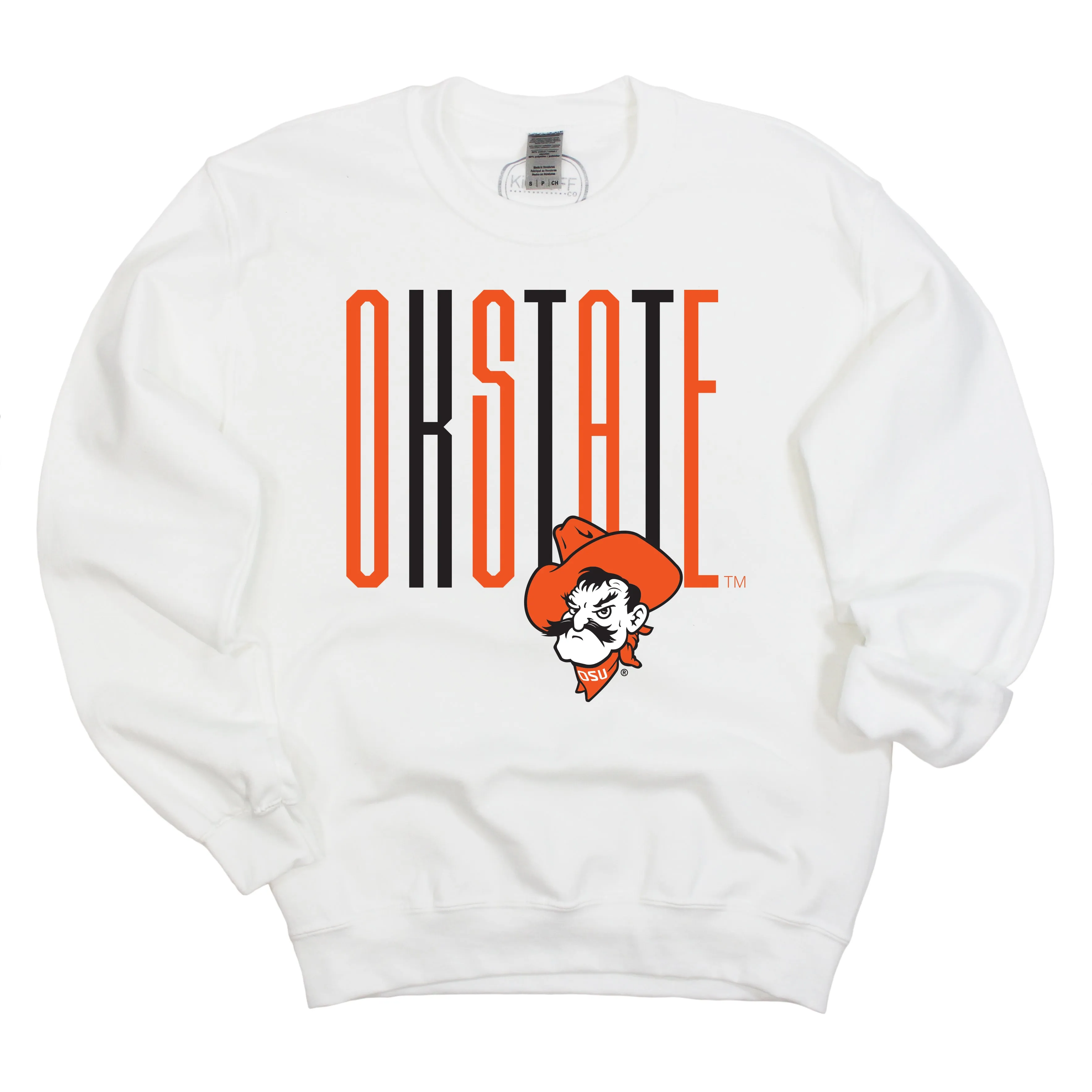 Goal Post Crewneck Fleece in Oklahoma State University