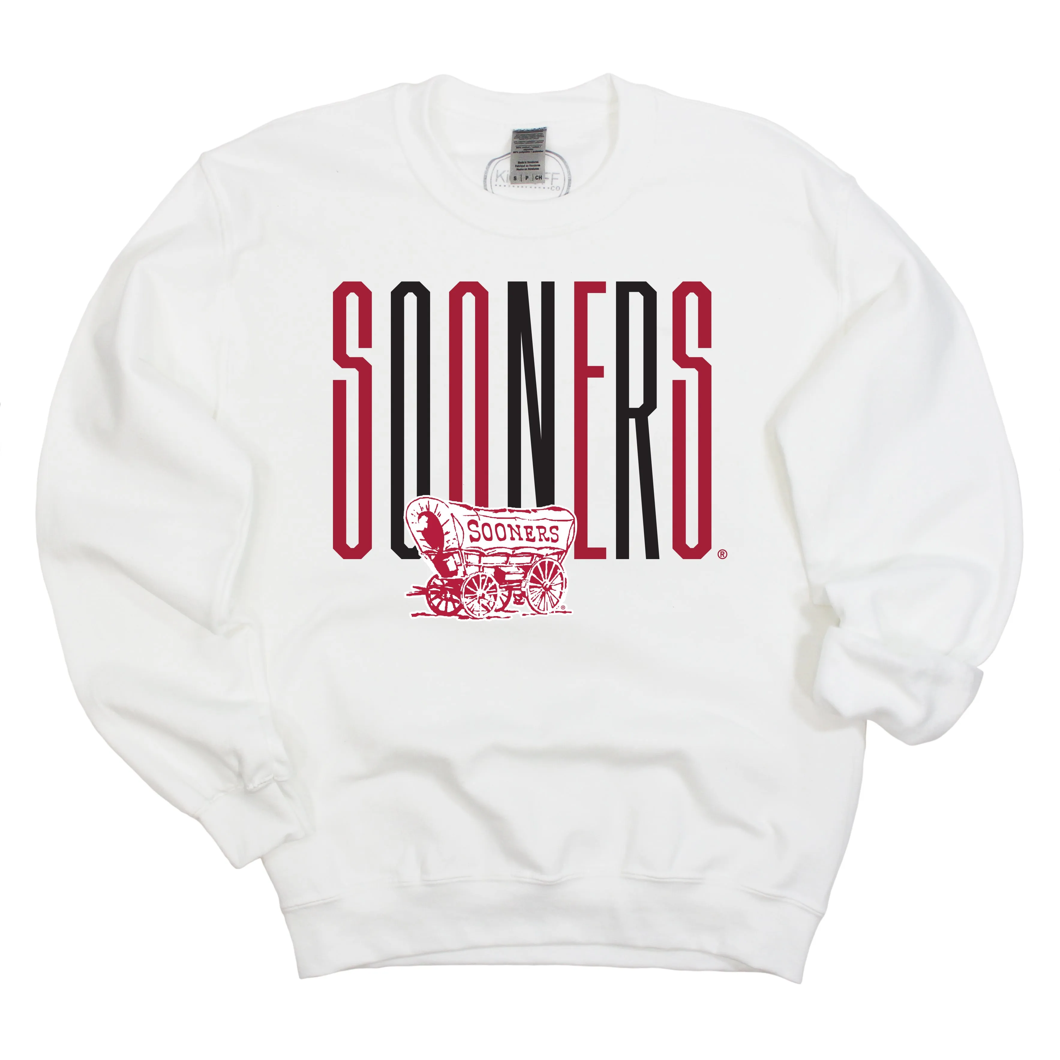 Goal Post Crewneck Fleece in University of Oklahoma