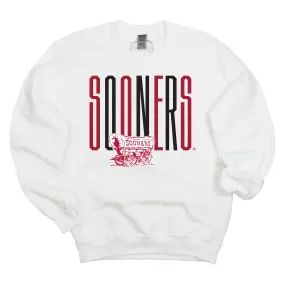 Goal Post Crewneck Fleece in University of Oklahoma