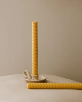 Honeycomb Beeswax Dinner Candles