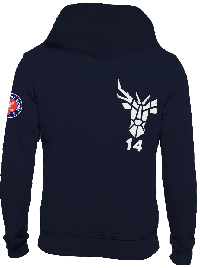 Hooded  Sweatshirt 14Ender® Logo angled navy