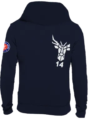 Hooded  Sweatshirt 14Ender® Logo angled navy