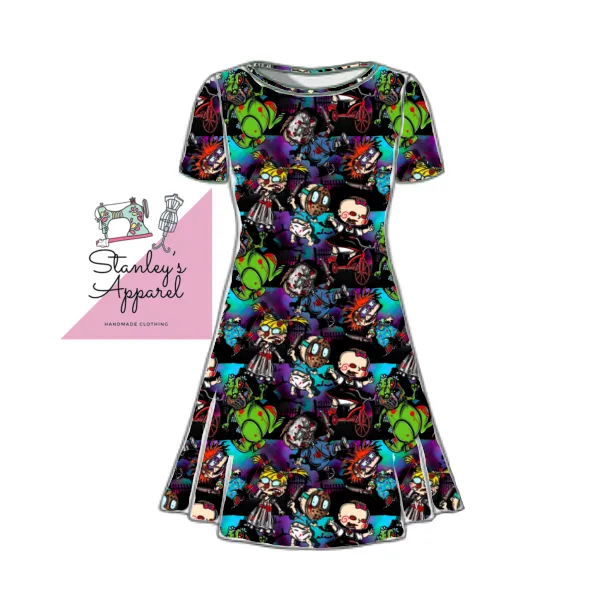 Horror babies adult A line dress