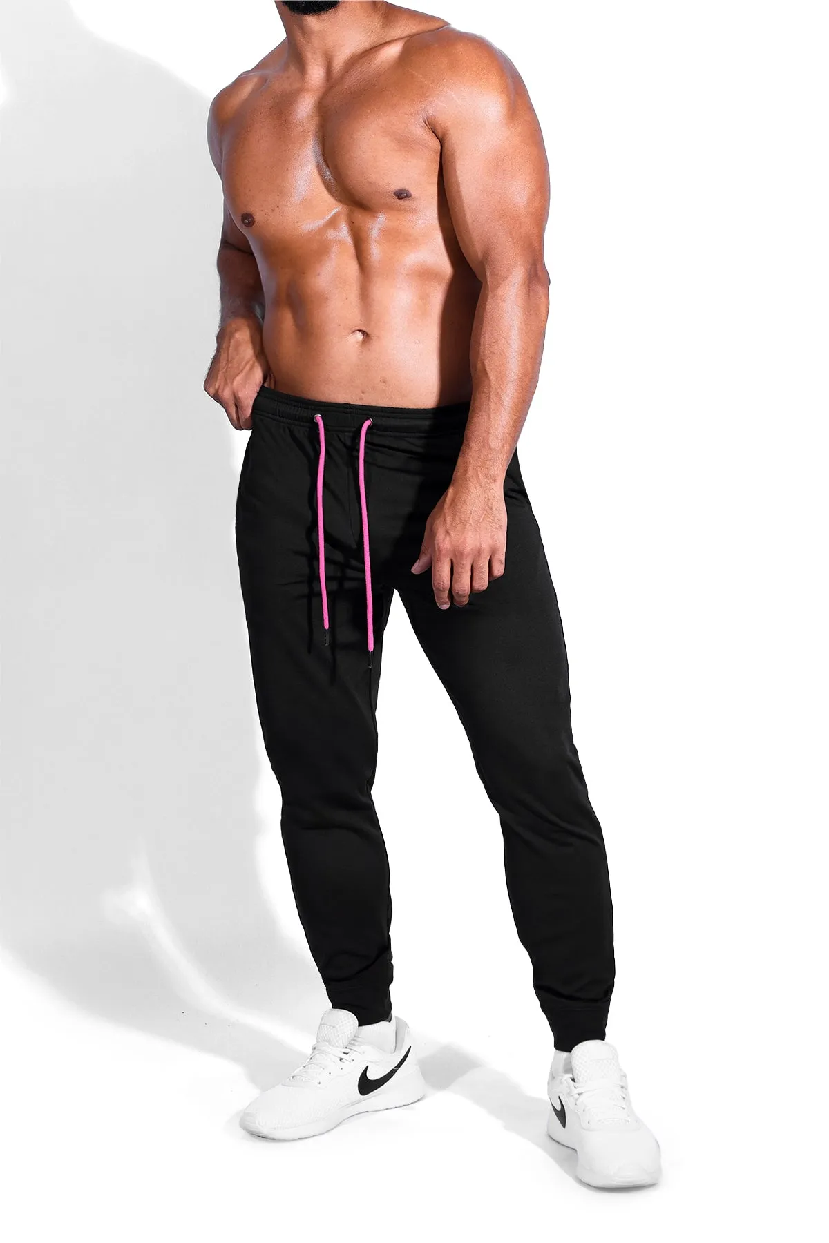 Jaded Joggers with Rear Peek-A-Boo Hole - Black