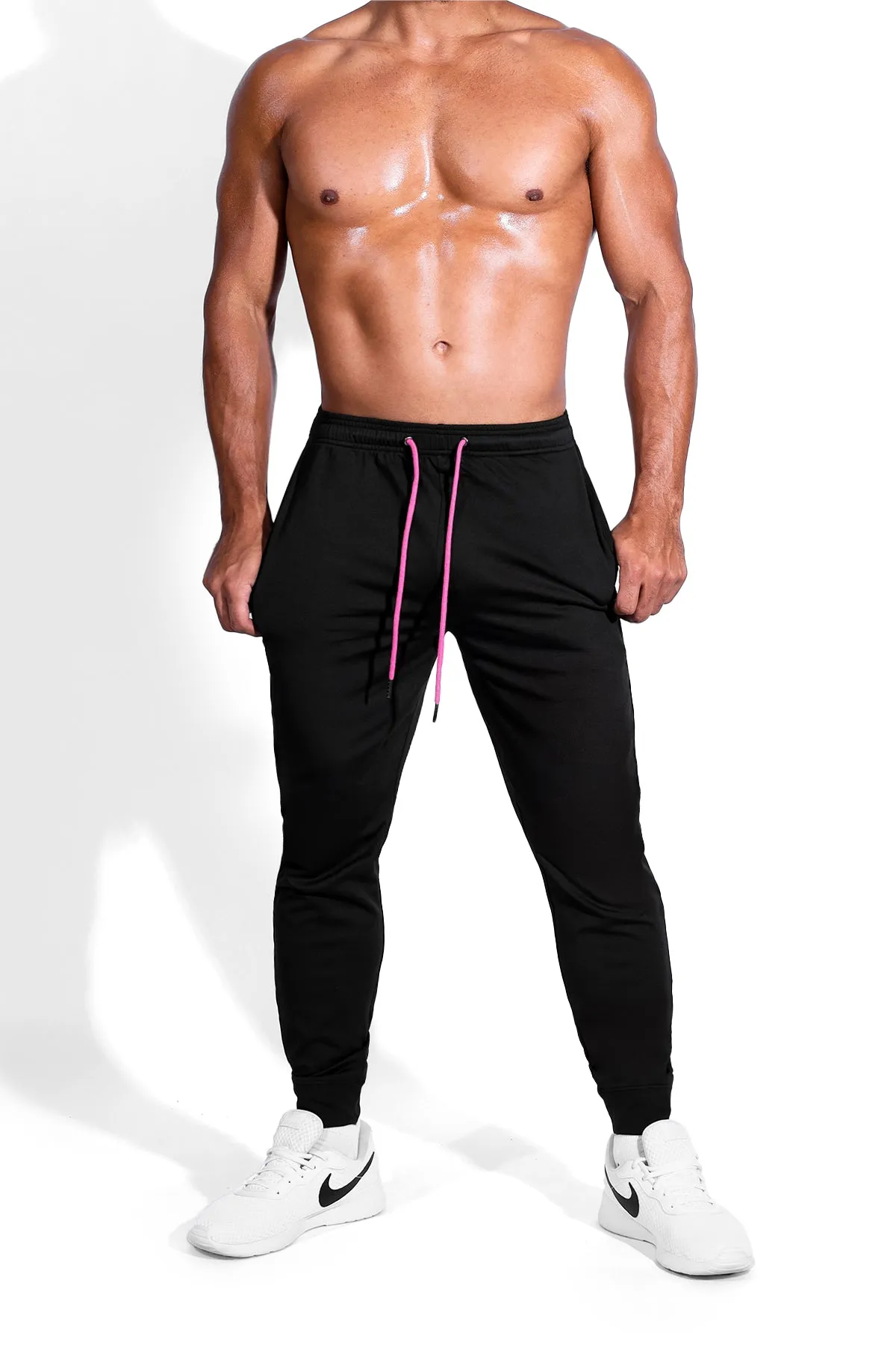 Jaded Joggers with Rear Peek-A-Boo Hole - Black