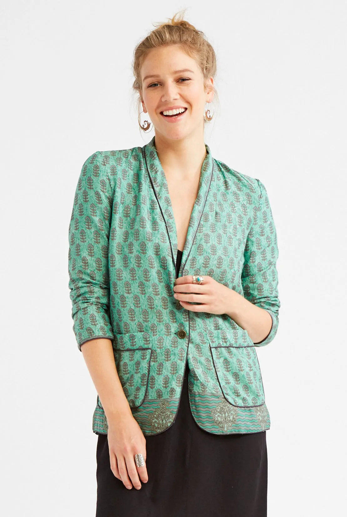 Jet Setter Eco-Silk Blazer