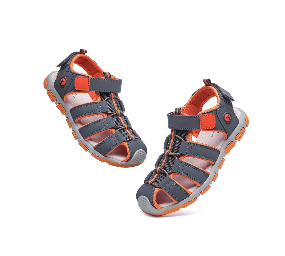 Kids Hook And Loop Roma Sporty Kids Sandals