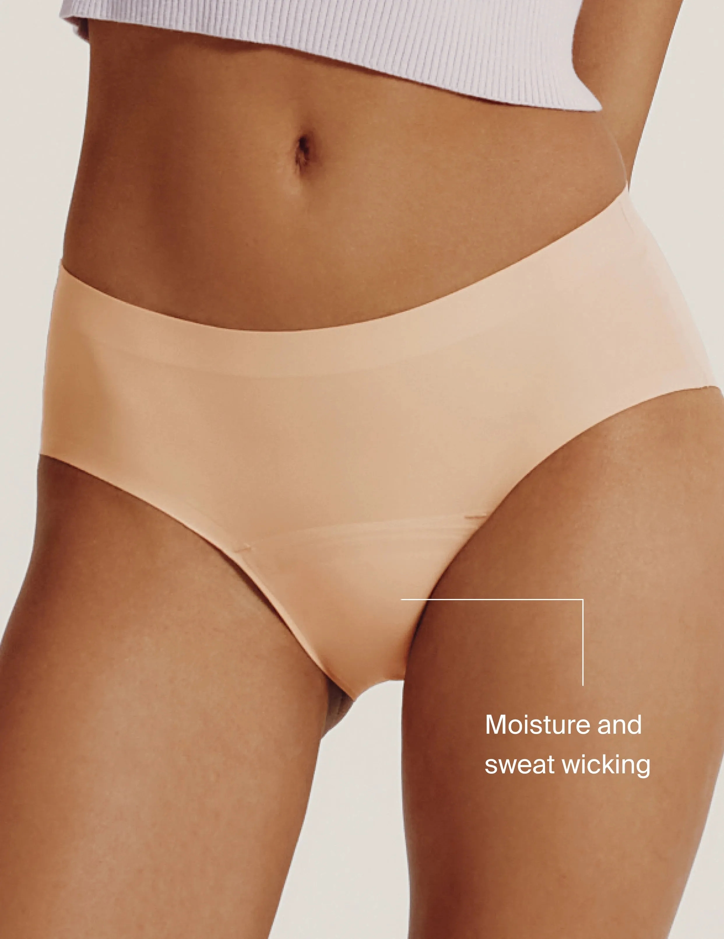 Leakproof UltraThin No-Show Underwear Bikini