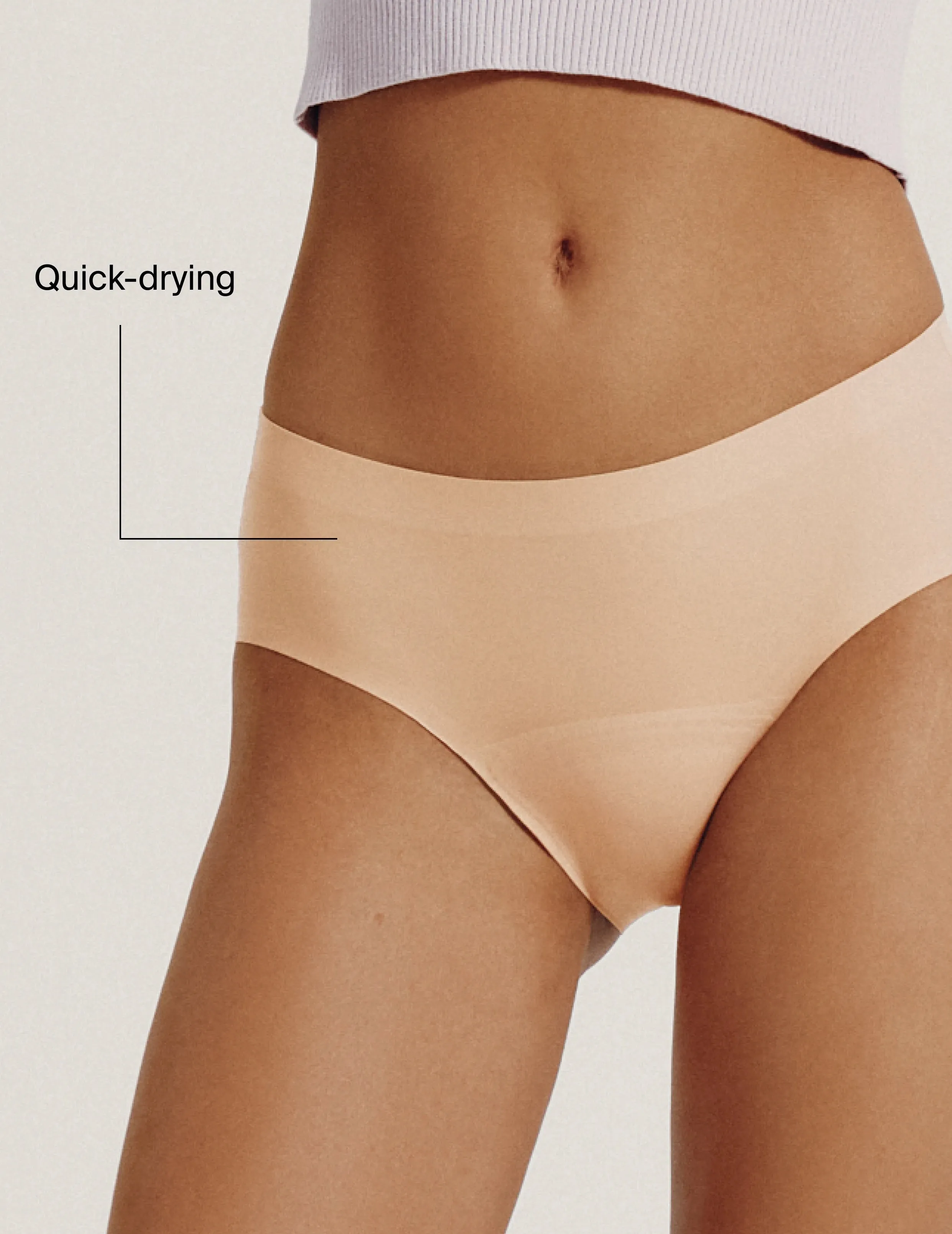 Leakproof UltraThin No-Show Underwear Bikini