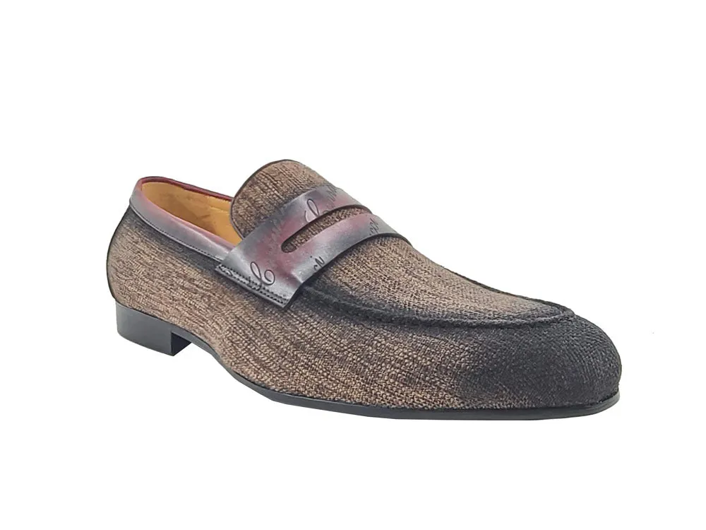 Life Style Penny Loafer W Leather Trim