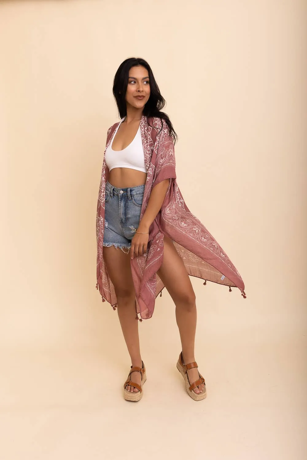 Mandala Tassel Kimono (2 Colors)