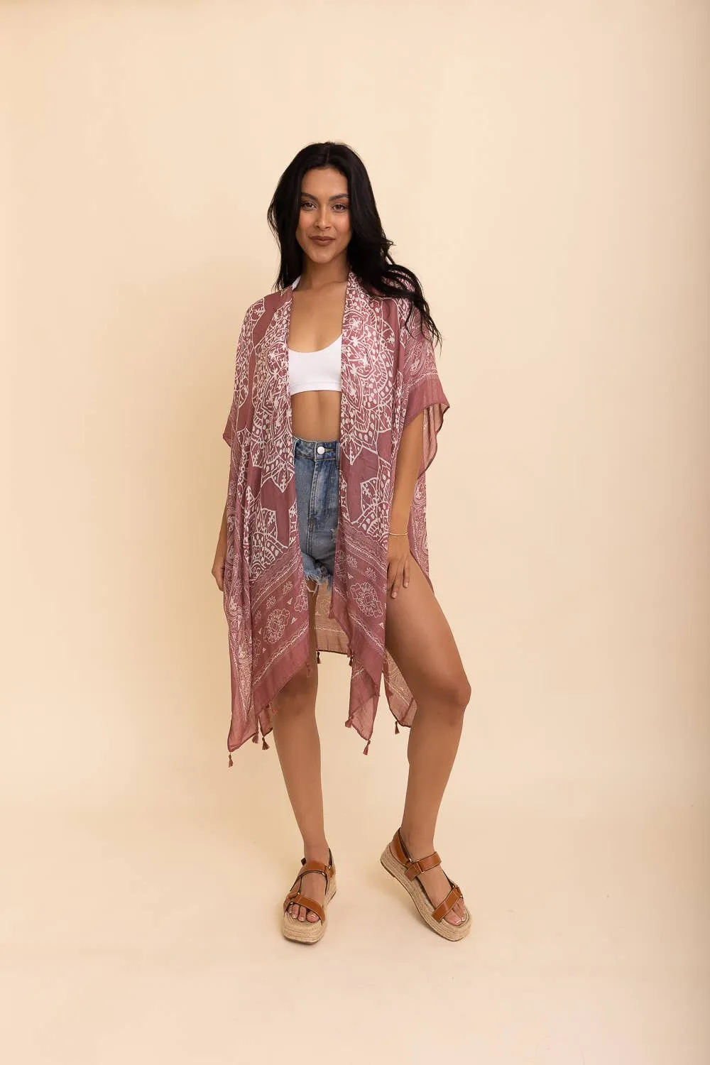 Mandala Tassel Kimono (2 Colors)