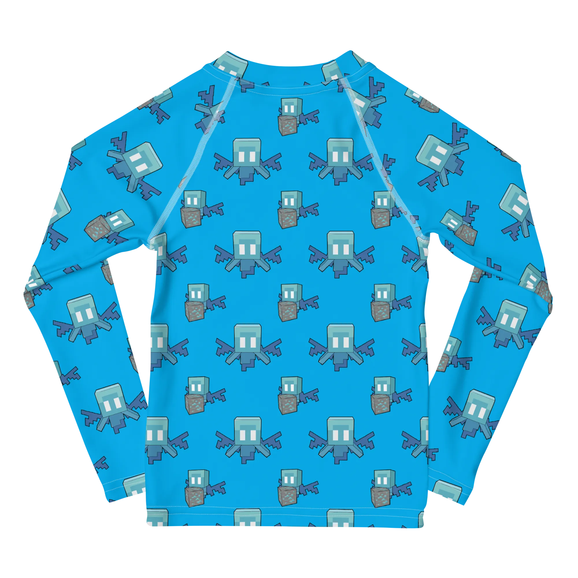 Minecraft Allay All Over Print Kids Rash Guard