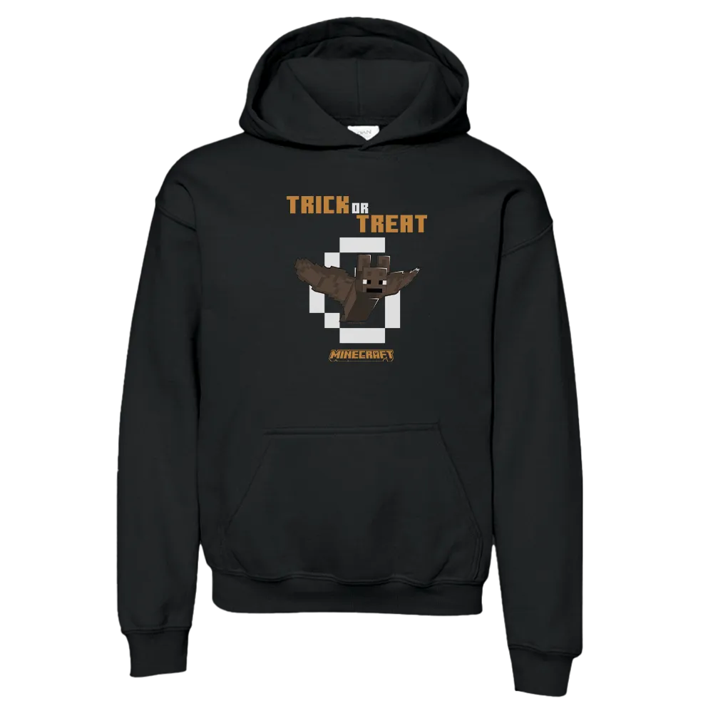 Minecraft Bat Trick or Treat Kids Hooded Sweatshirt