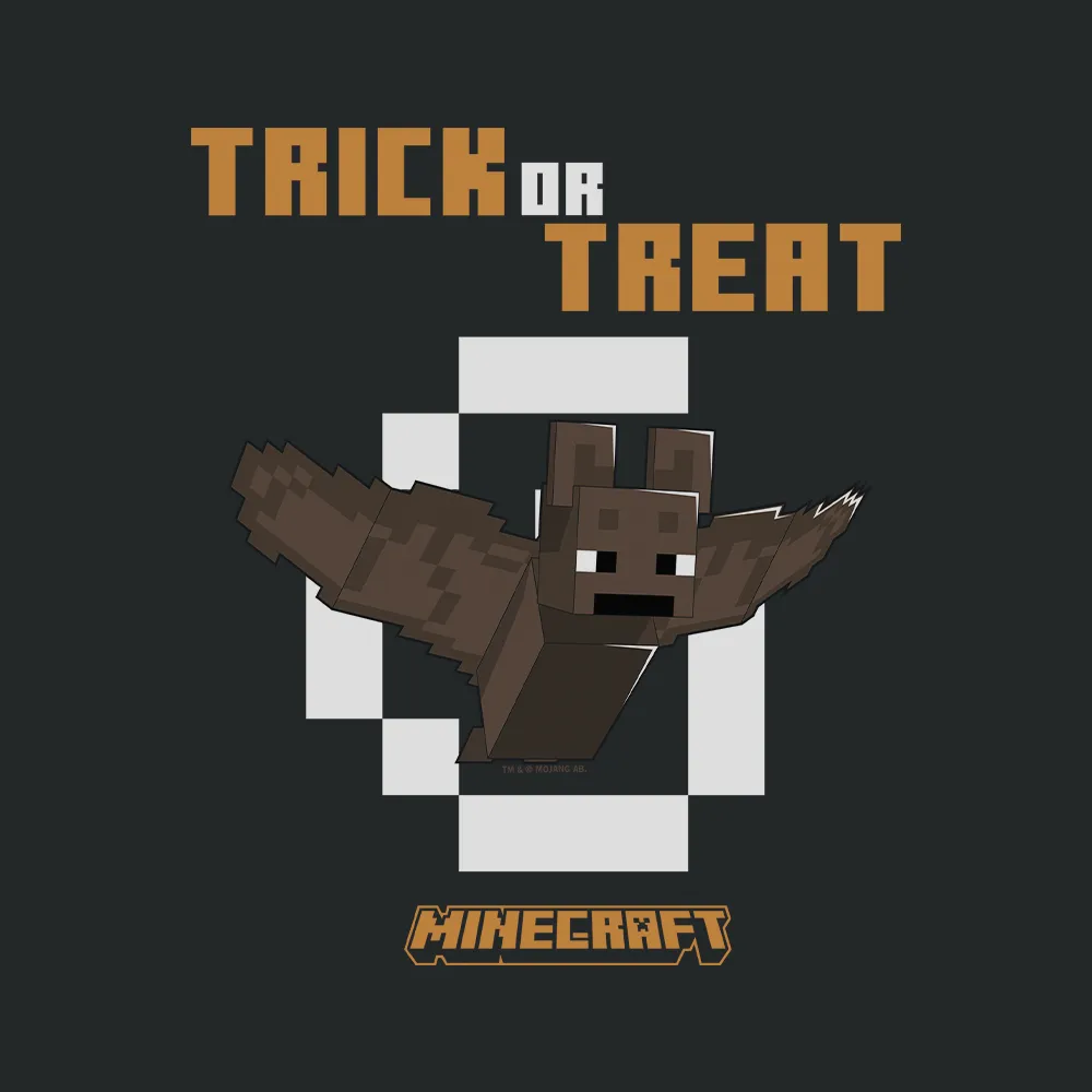 Minecraft Bat Trick or Treat Kids Hooded Sweatshirt