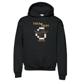 Minecraft Bat Trick or Treat Kids Hooded Sweatshirt