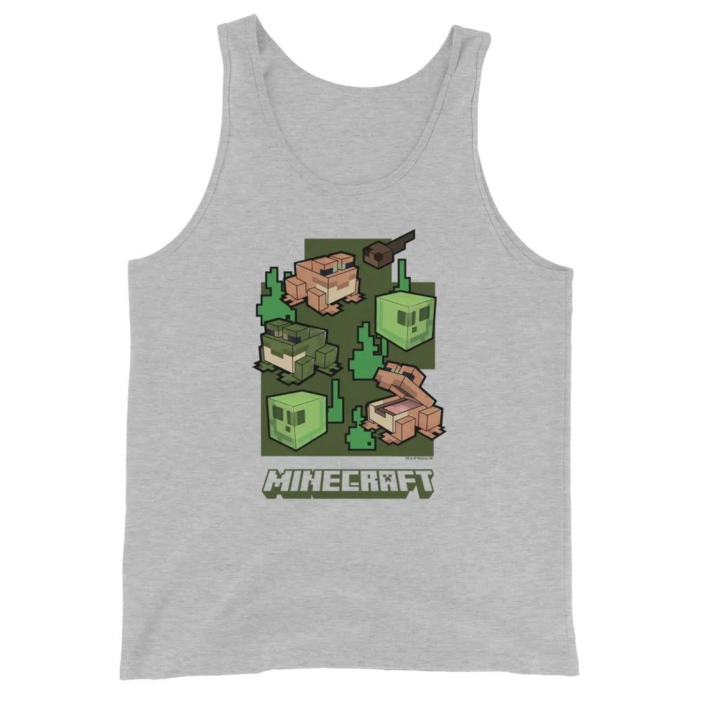 Minecraft Frogs Unisex Tank Top