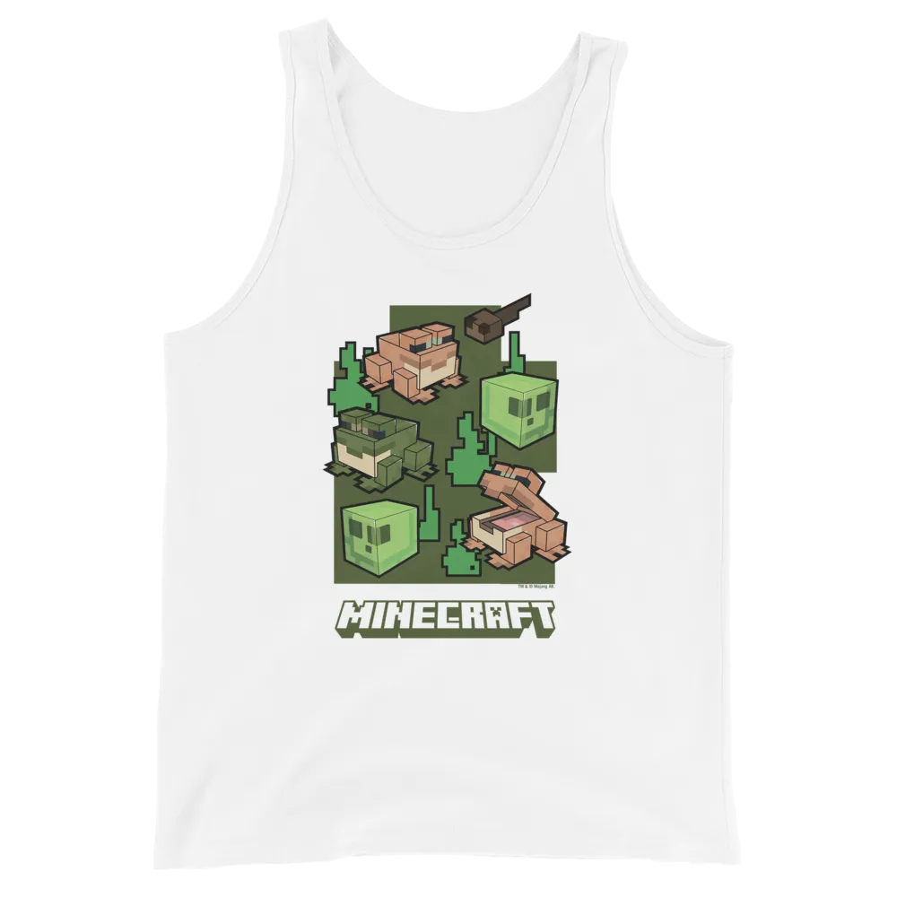 Minecraft Frogs Unisex Tank Top