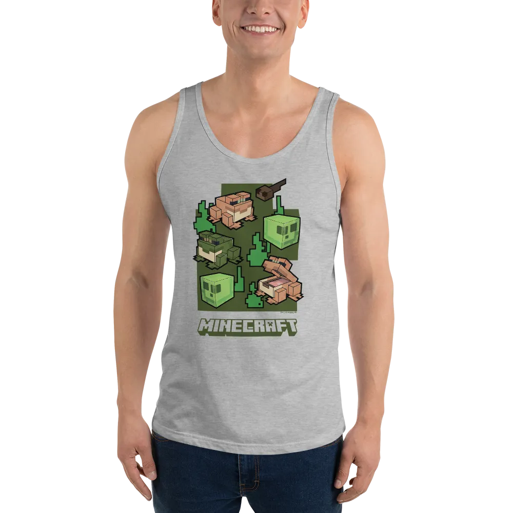 Minecraft Frogs Unisex Tank Top