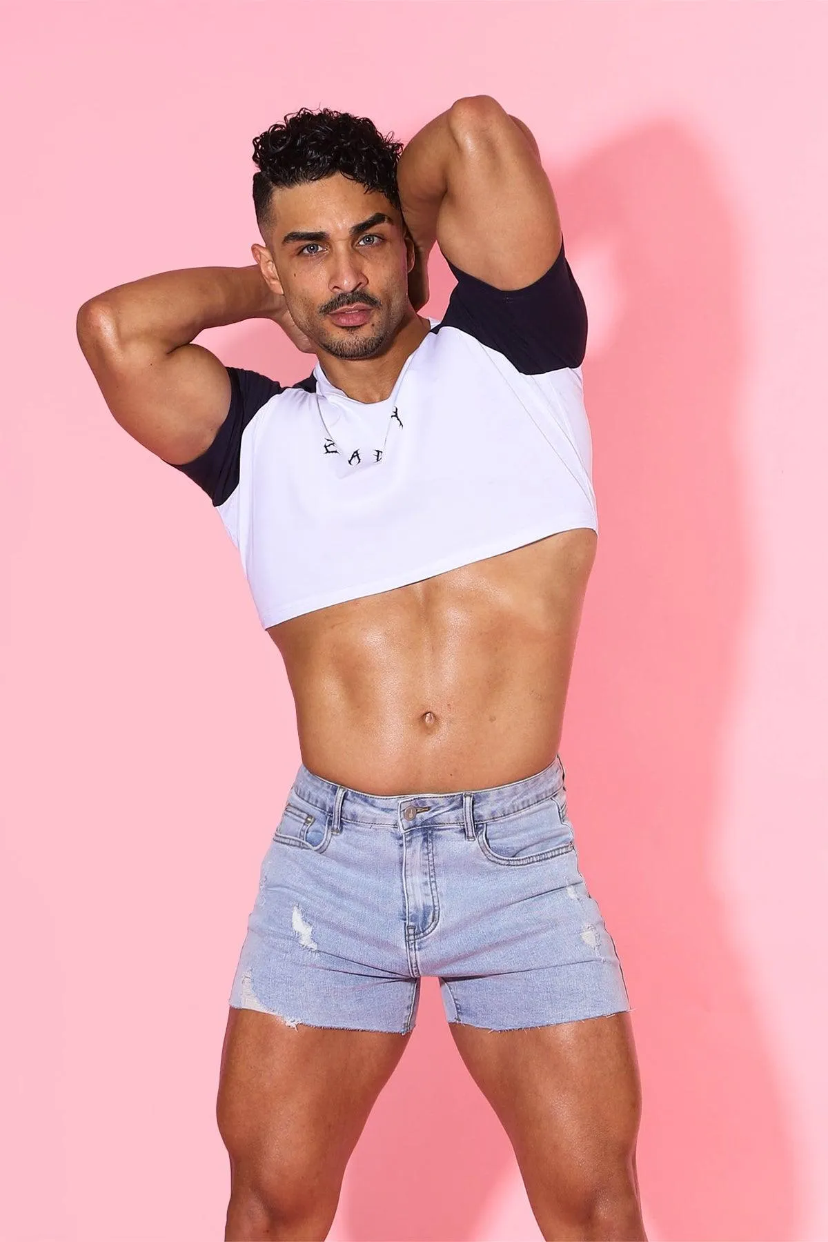 Muscle-Fit Crop Tee - Zaddy