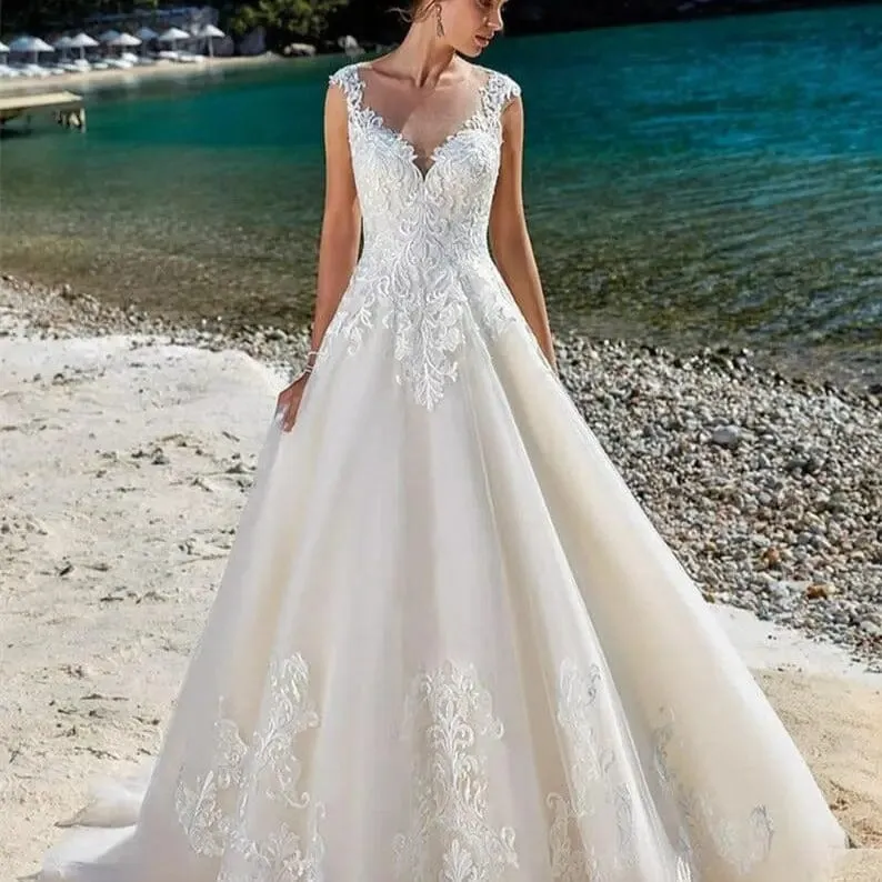 Nostalgia A-Line Wedding Dress