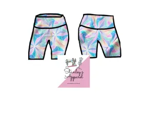 pastel organic cycling shorts,