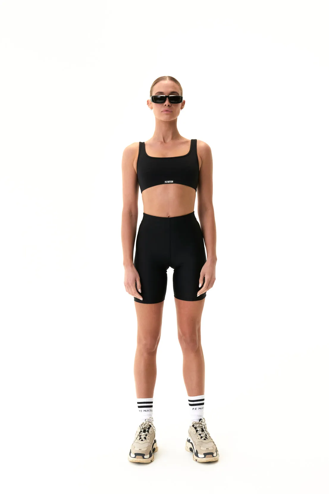 PE Nation - Title Game Sports Bra - Black