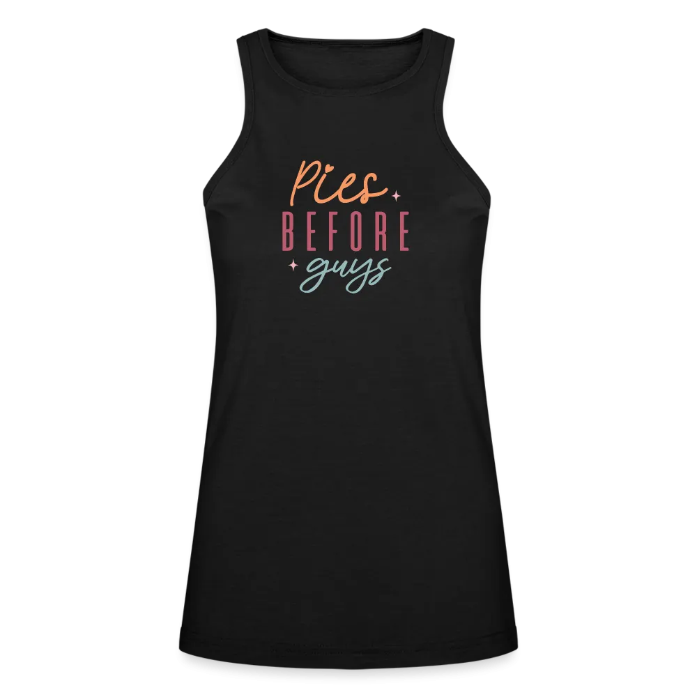 “Pies Before Guys”-American Apparel Women’s Racerneck Tank