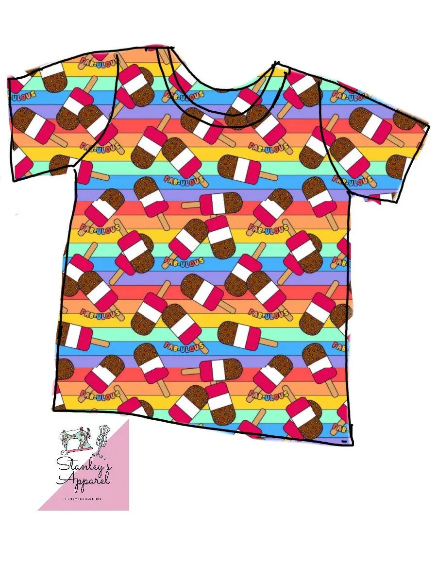 Rainbow fab T-shirt