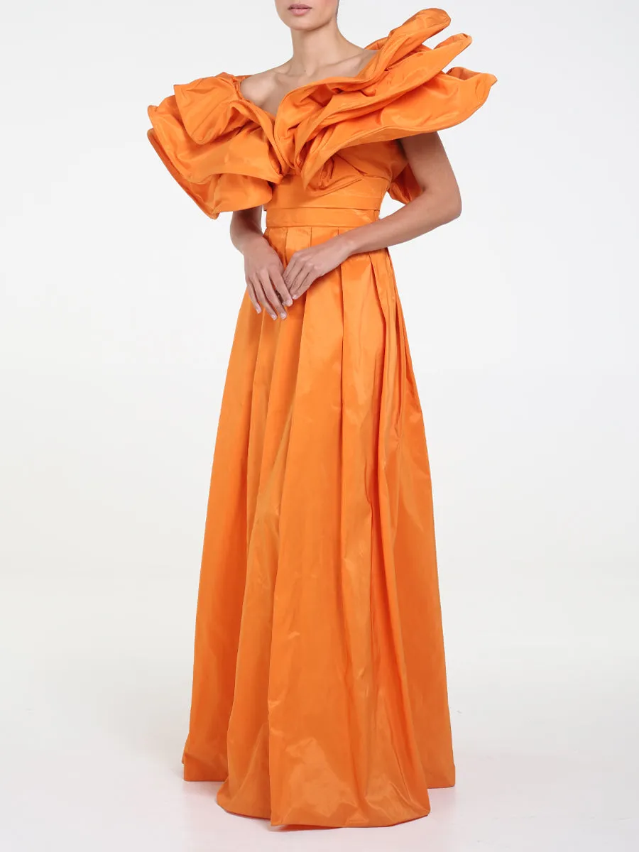 RAQUEL OROZCO Cara Dress - Orange