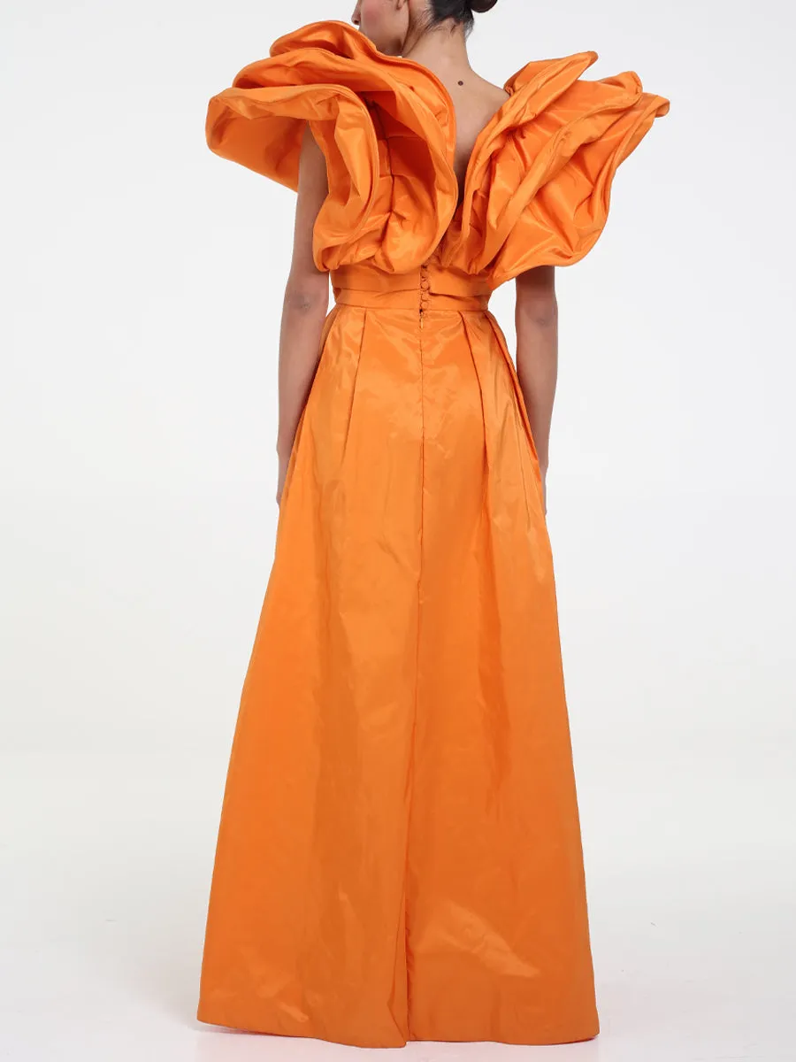 RAQUEL OROZCO Cara Dress - Orange