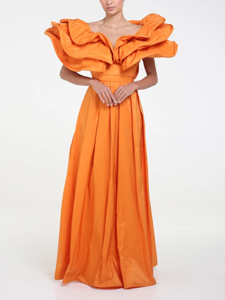 RAQUEL OROZCO Cara Dress - Orange