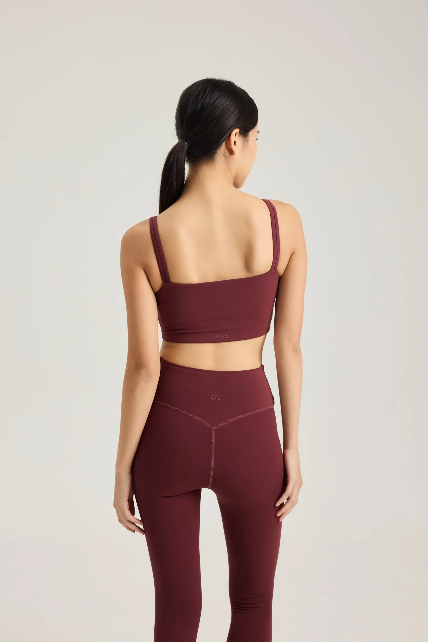 Reversible Boat Neck Bra in Dark Cherry