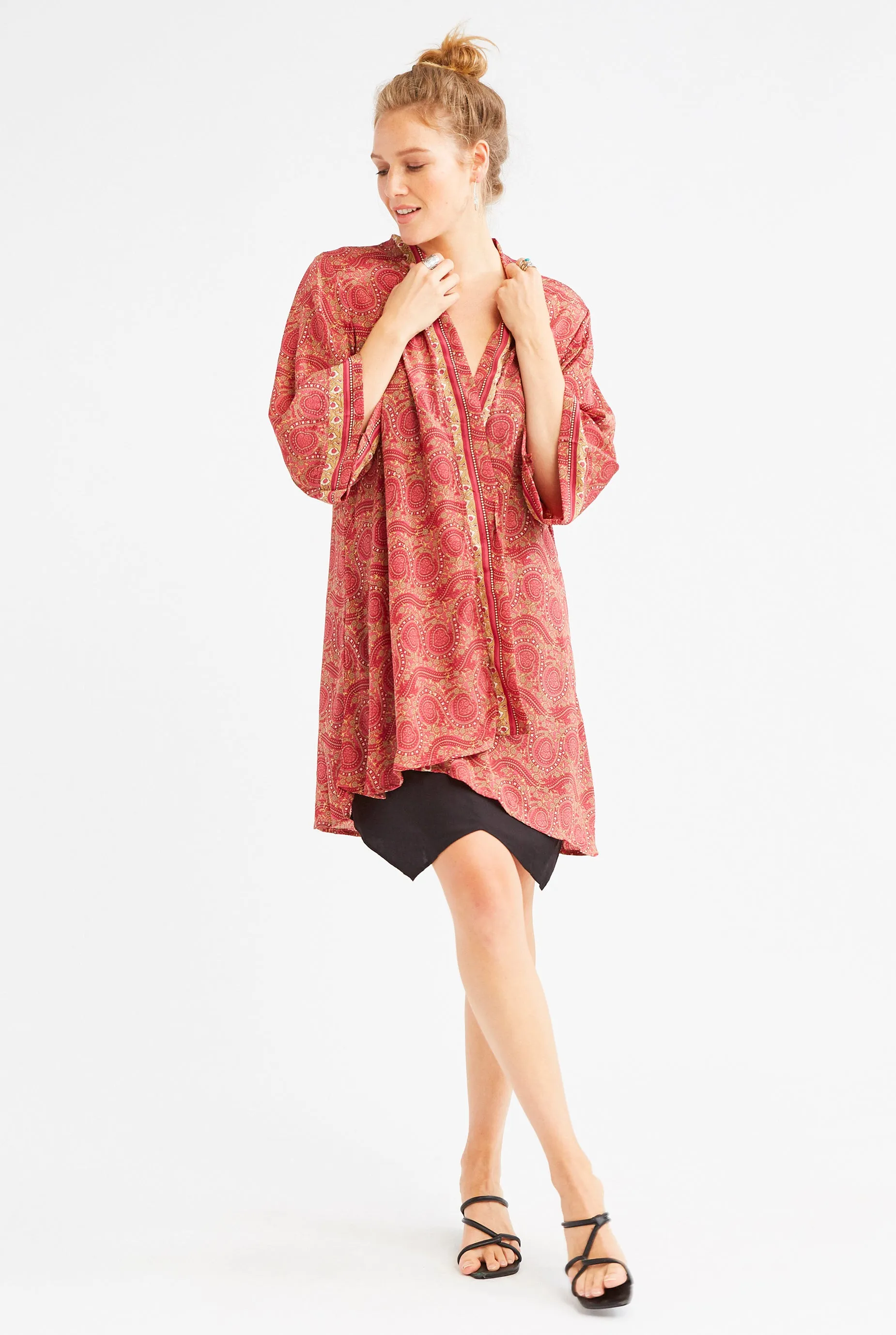 Silk Coastal Kimono